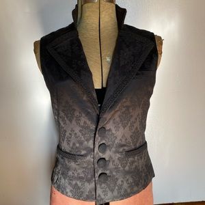 Punk Rave Damask Jacquard Vest Size S